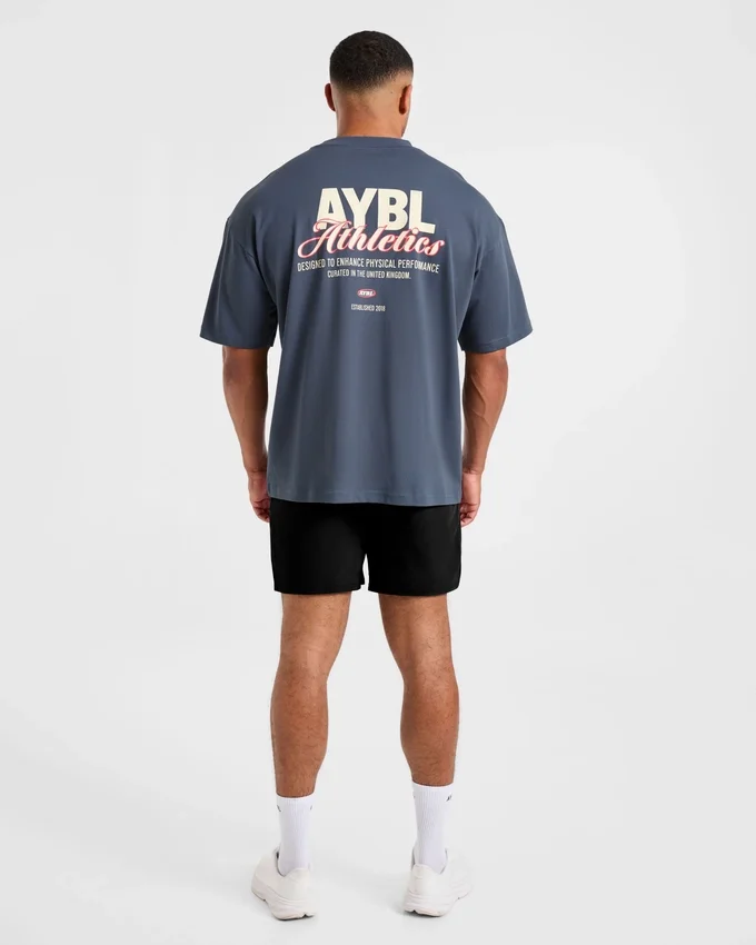 T-shirt oversize « Athletics Script »