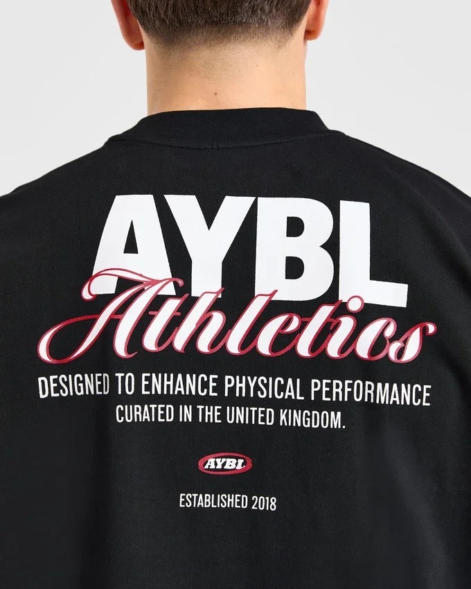 T-shirt oversize « Athletics Script »