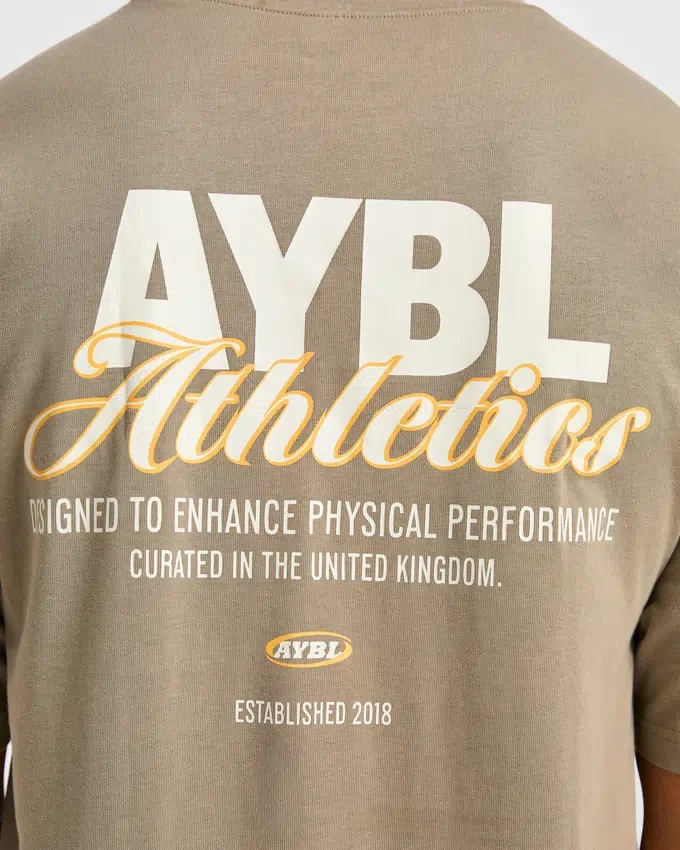 T-shirt oversize « Athletics Script »