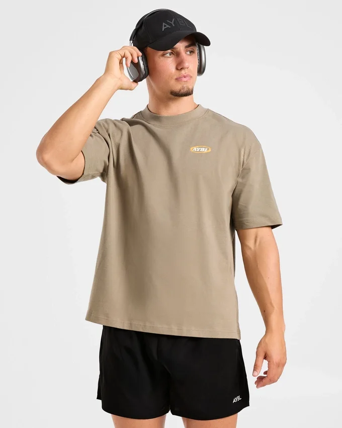 T-shirt oversize « Athletics Script »