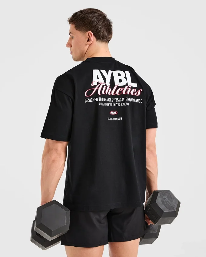 T-shirt oversize « Athletics Script »