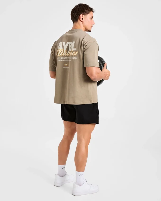 T-shirt oversize « Athletics Script »