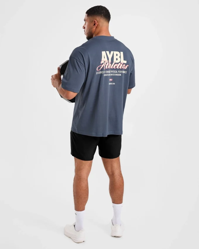 T-shirt oversize « Athletics Script »