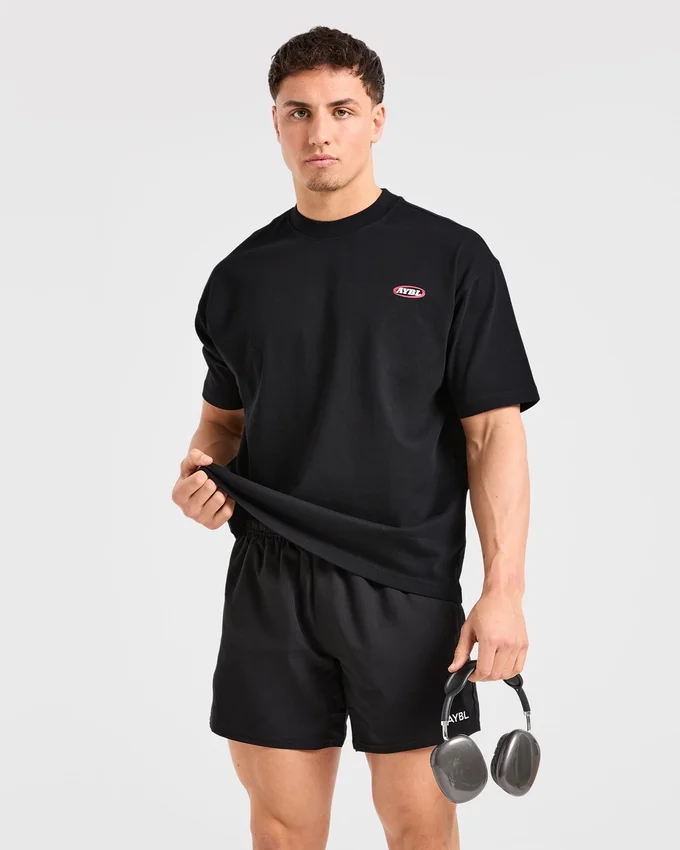T-shirt oversize « Athletics Script »