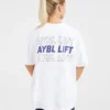 T-shirt oversize AYBL Lift Italic