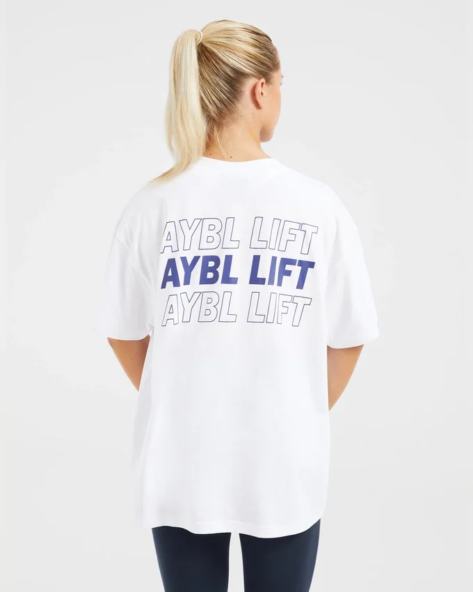 T-shirt oversize AYBL Lift Italic