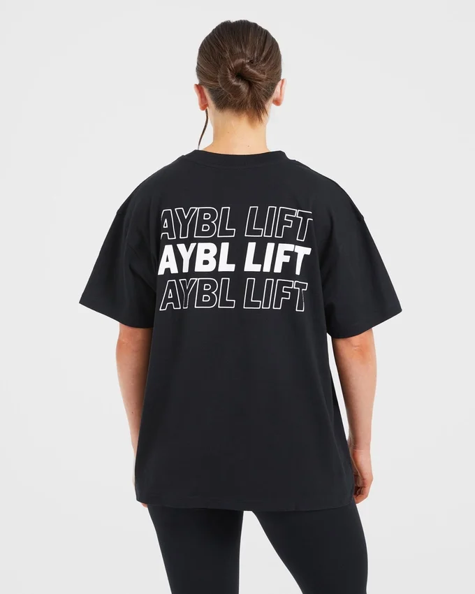 T-shirt oversize AYBL Lift Italic