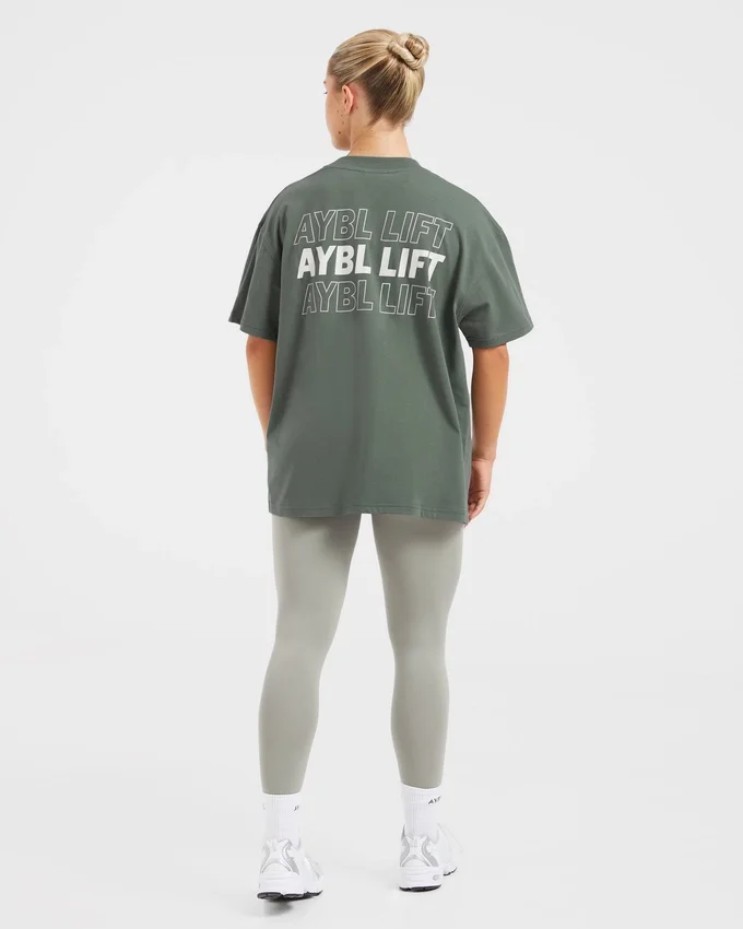 T-shirt oversize AYBL Lift Italic