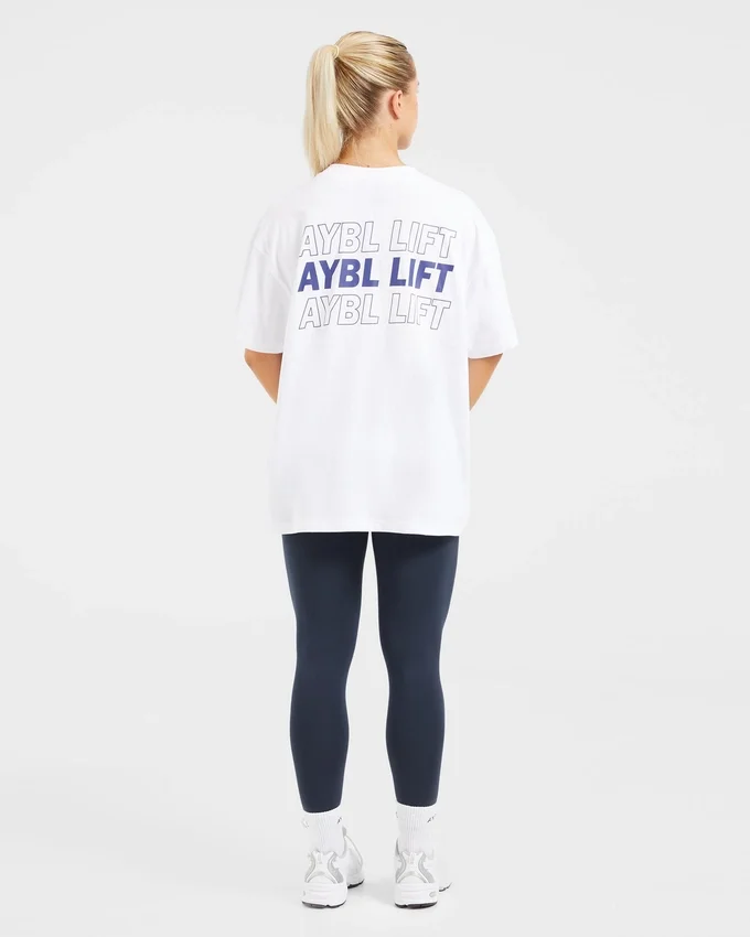 T-shirt oversize AYBL Lift Italic