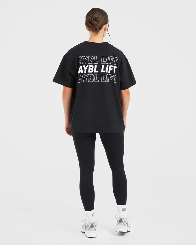 T-shirt oversize AYBL Lift Italic