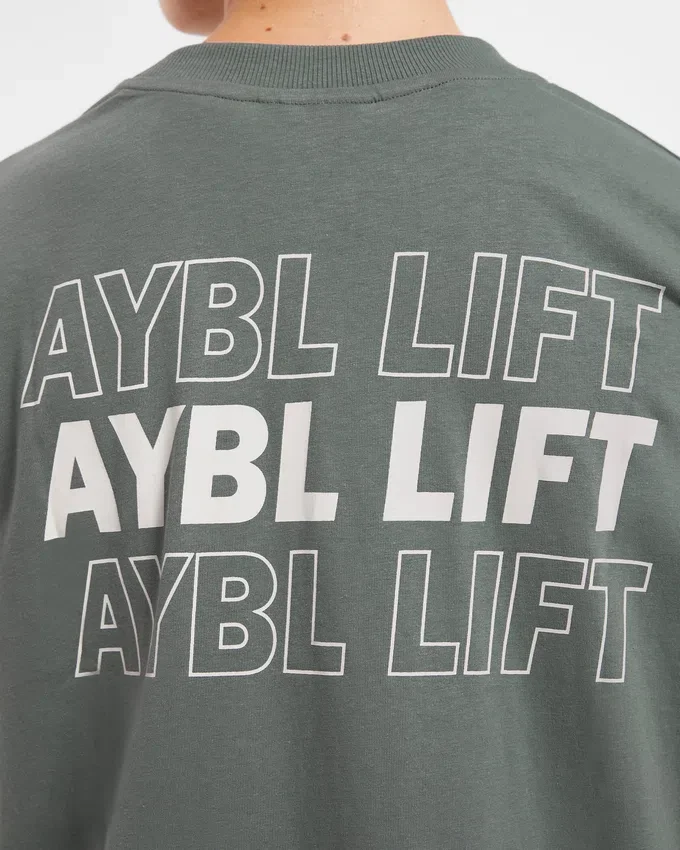 T-shirt oversize AYBL Lift Italic