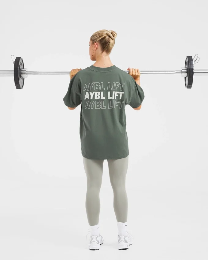 T-shirt oversize AYBL Lift Italic