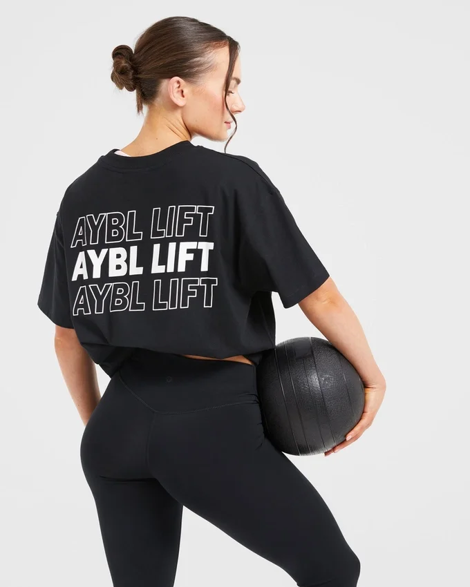 T-shirt oversize AYBL Lift Italic