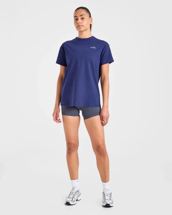 T-shirt oversize « AYBL Sports Club Script »