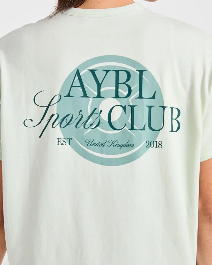 T-shirt oversize « AYBL Sports Club Script »