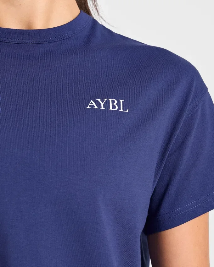 T-shirt oversize « AYBL Sports Club Script »
