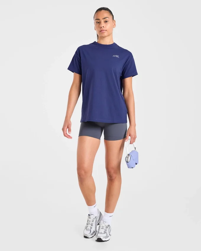T-shirt oversize « AYBL Sports Club Script »