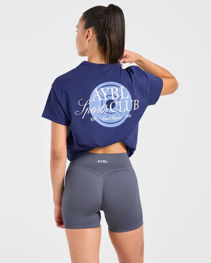 T-shirt oversize « AYBL Sports Club Script »