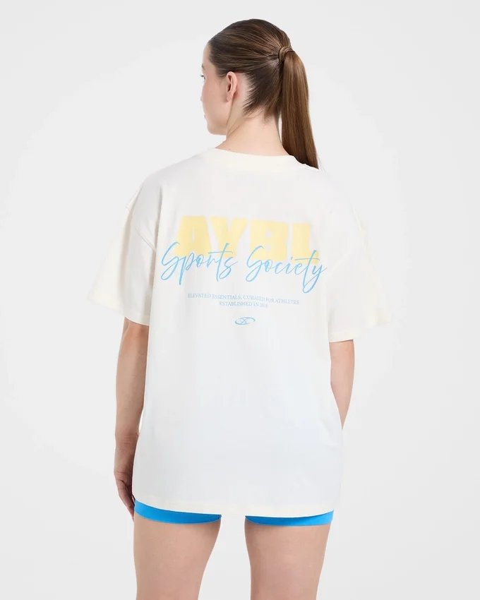 T-shirt oversize AYBL Sports Society