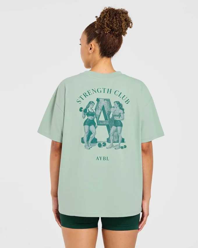 T-shirt oversize AYBL Strength Club