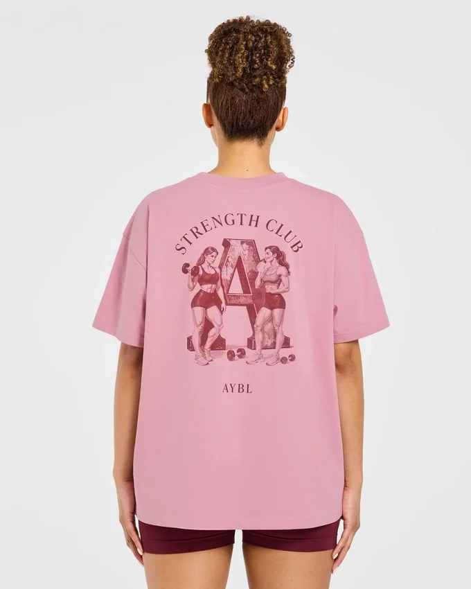 T-shirt oversize AYBL Strength Club