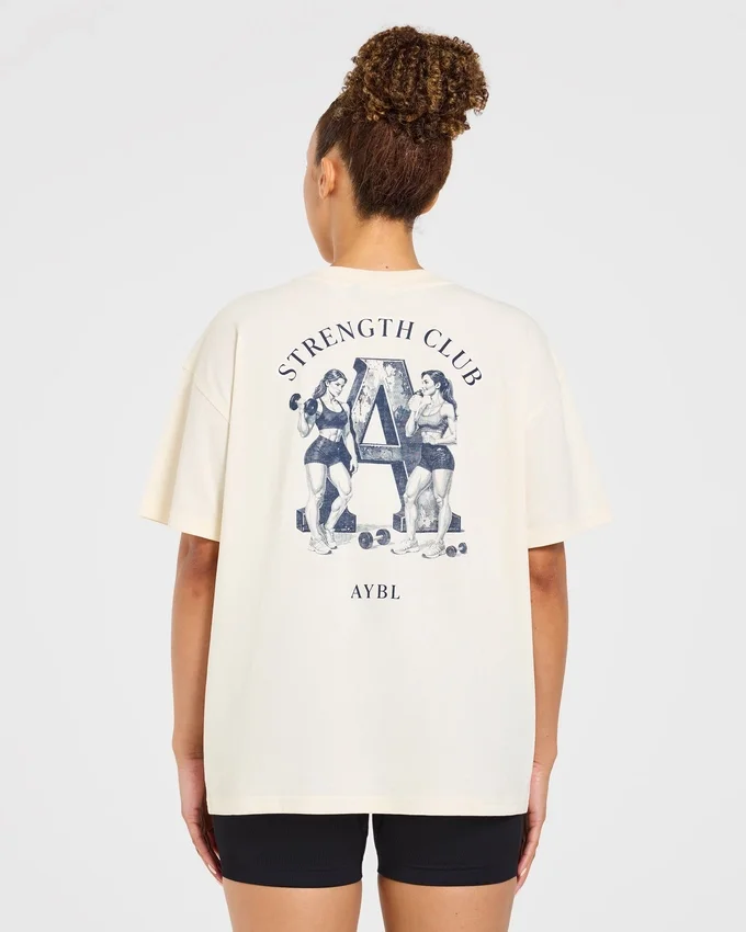 T-shirt oversize AYBL Strength Club