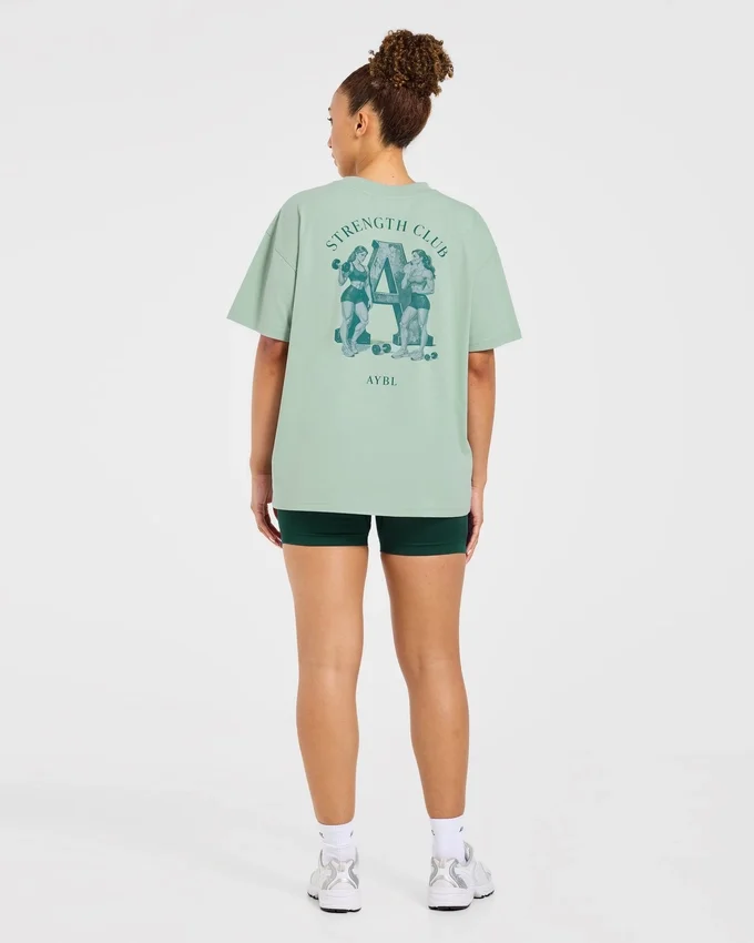 T-shirt oversize AYBL Strength Club