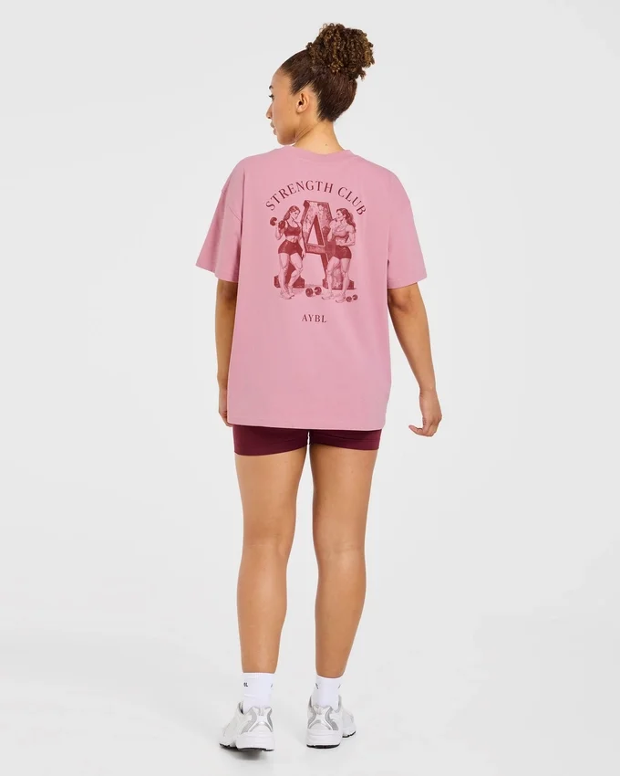 T-shirt oversize AYBL Strength Club
