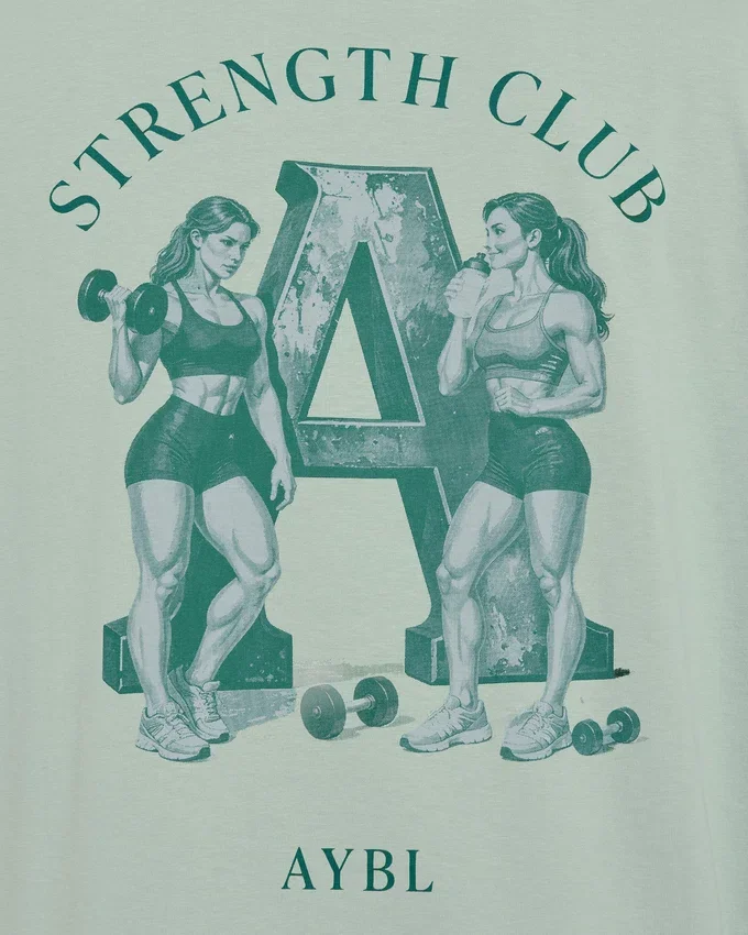 T-shirt oversize AYBL Strength Club