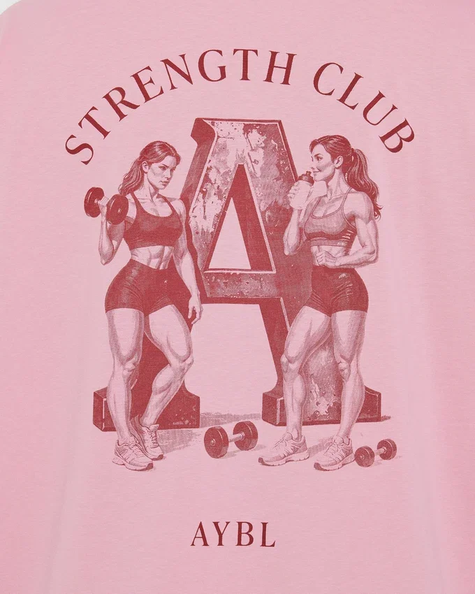 T-shirt oversize AYBL Strength Club