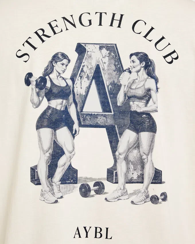 T-shirt oversize AYBL Strength Club