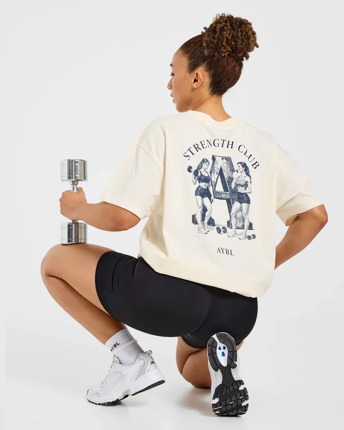 T-shirt oversize AYBL Strength Club