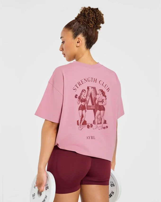 T-shirt oversize AYBL Strength Club
