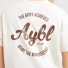 T-shirt oversize « Body Achieve Mind Believe »