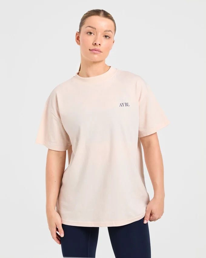 T-shirt oversize « Body, Mind, You »