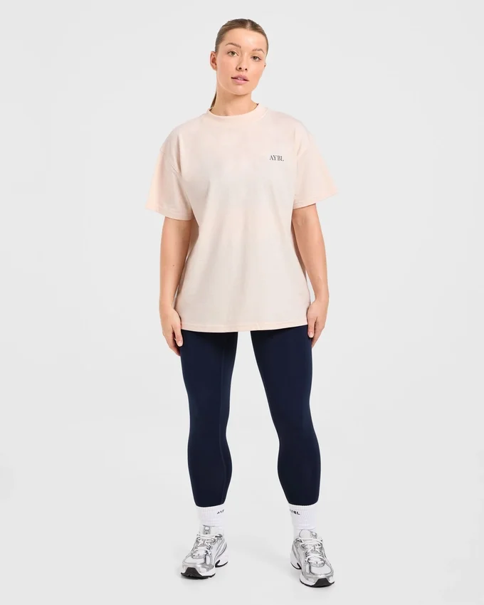 T-shirt oversize « Body, Mind, You »