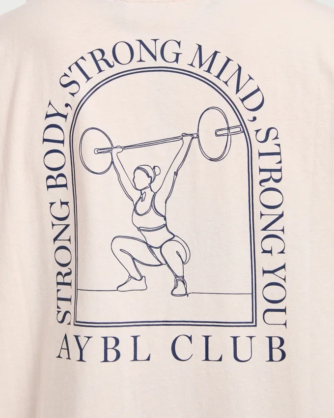 T-shirt oversize « Body, Mind, You »