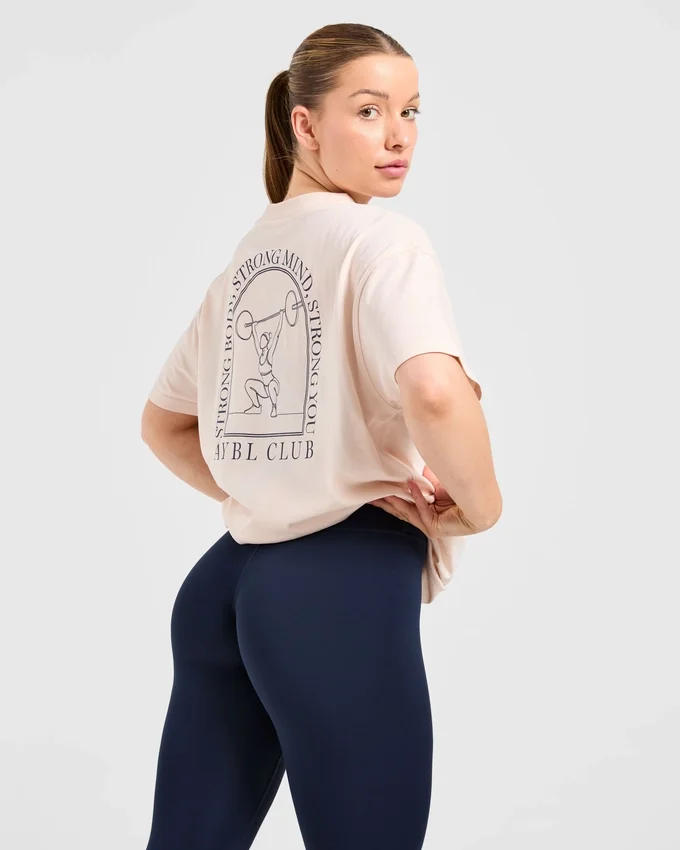 T-shirt oversize « Body, Mind, You »