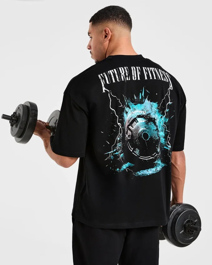 T-shirt oversize Breaking Weights