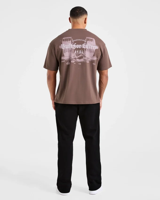 T-shirt oversize « Built for Lifters »