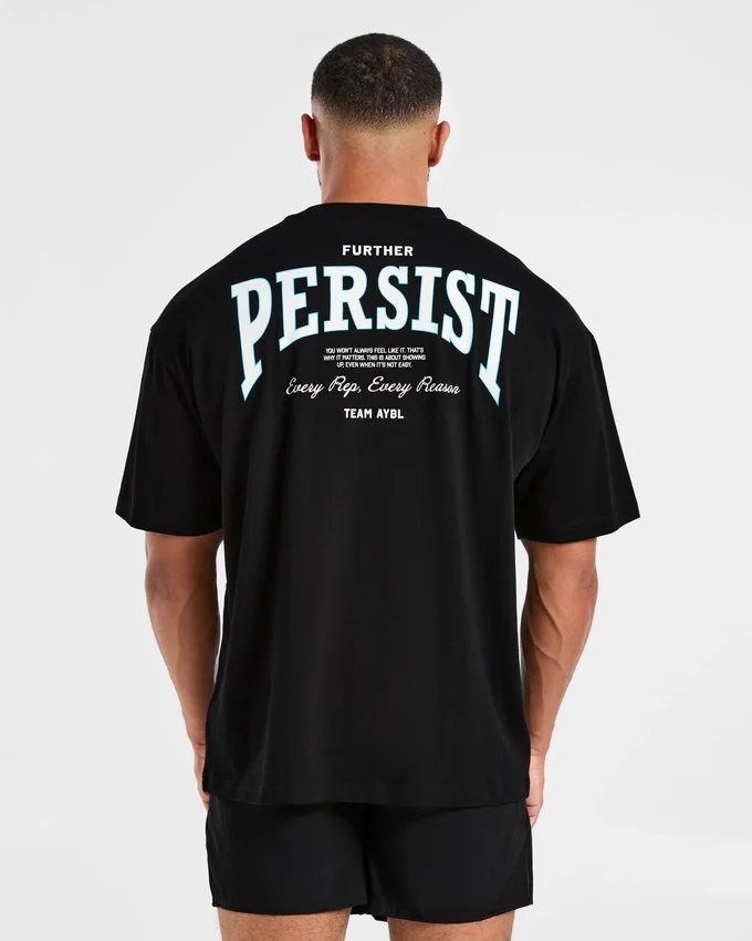T-shirt oversize Cam Kissel x Persist