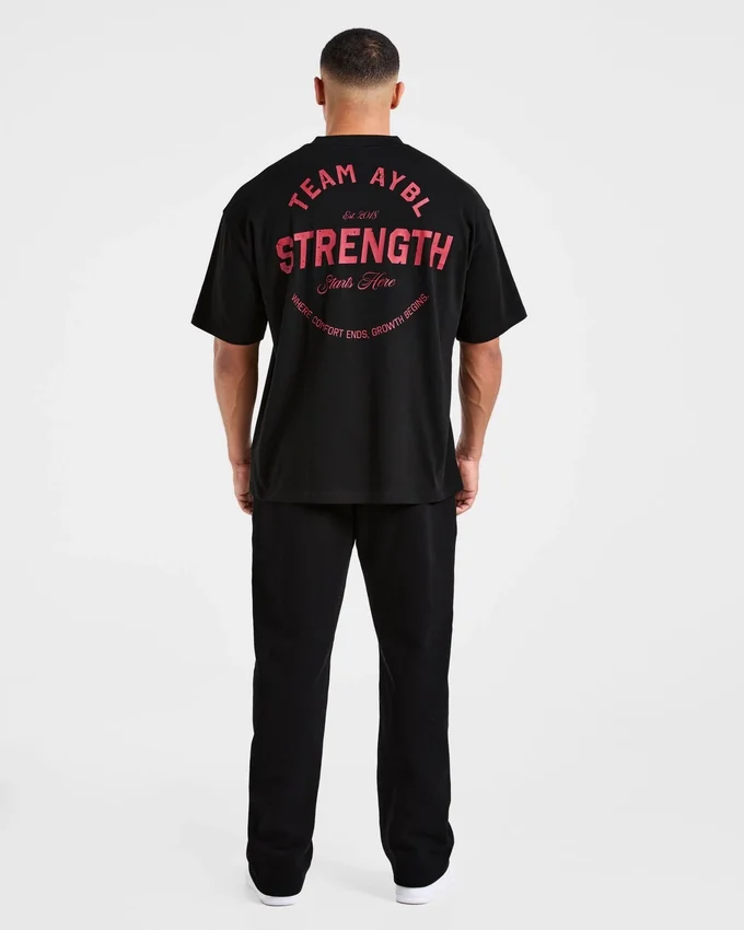 T-shirt oversize Cam Kissel x Strength Starts Here