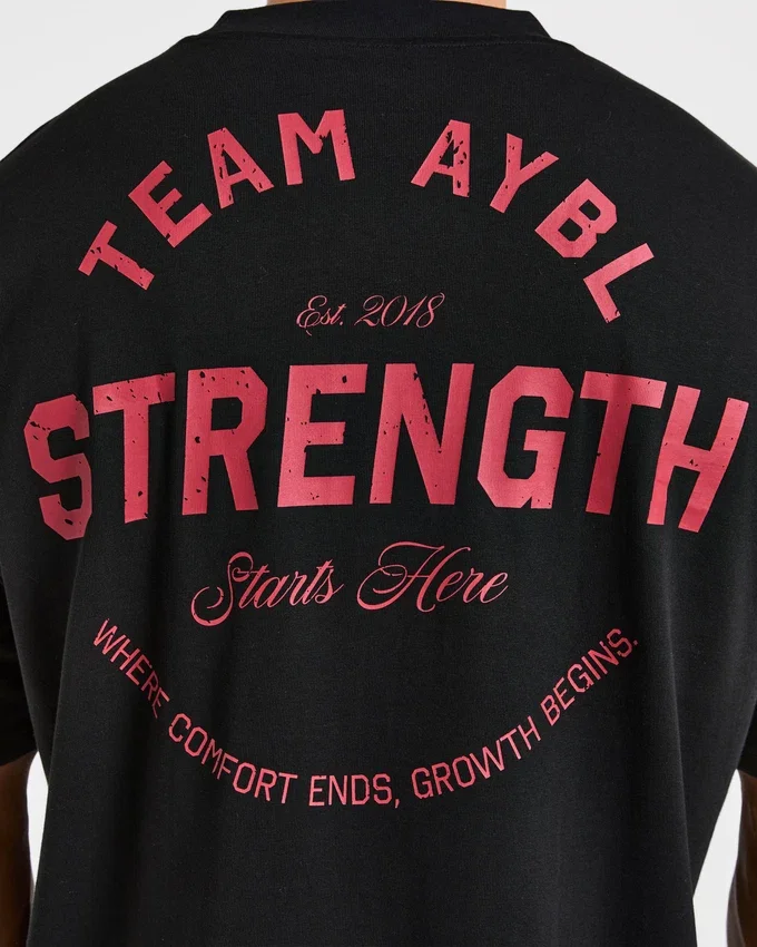 T-shirt oversize Cam Kissel x Strength Starts Here