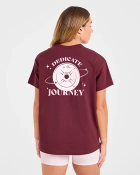 T-shirt oversize « Dedicate To The Journey »