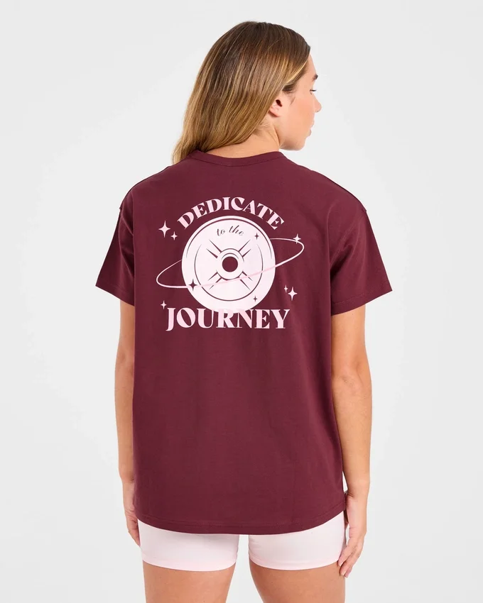 T-shirt oversize « Dedicate To The Journey »