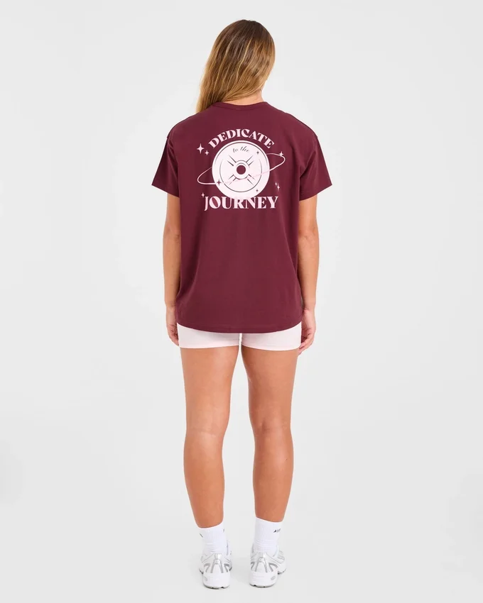 T-shirt oversize « Dedicate To The Journey »