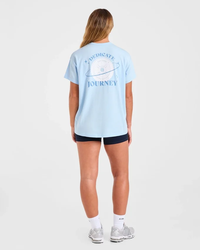 T-shirt oversize « Dedicate To The Journey »
