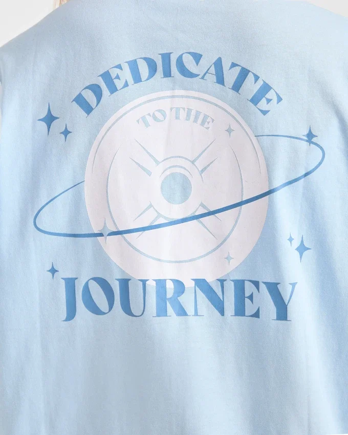 T-shirt oversize « Dedicate To The Journey »