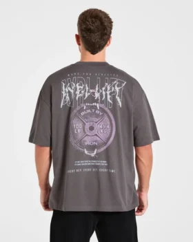 T-shirt oversize « Doberman Strength »