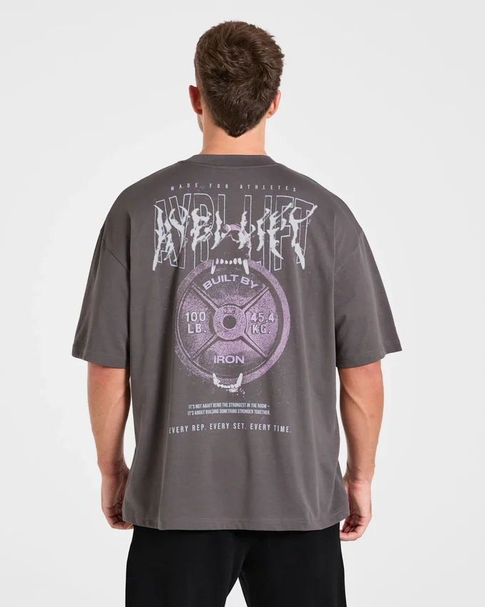 T-shirt oversize « Doberman Strength »